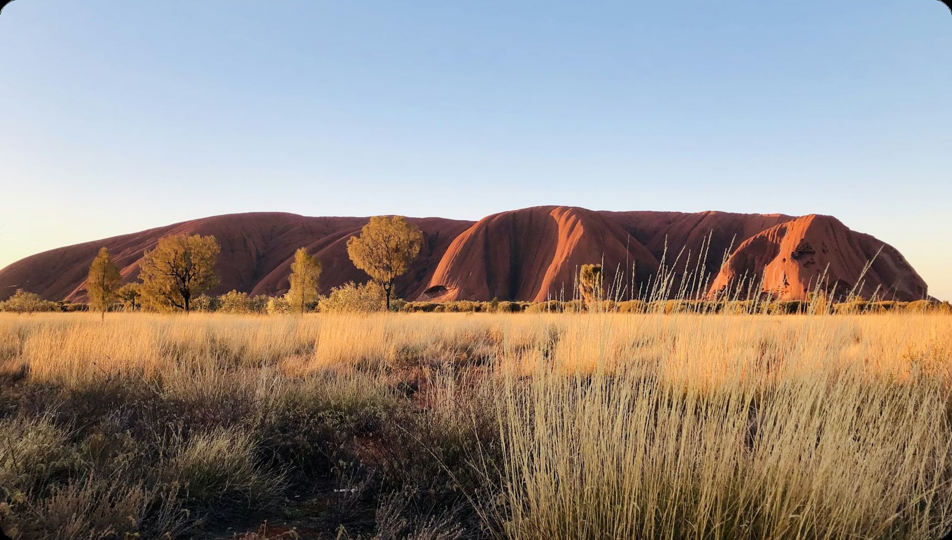 Uluru at golden hour — Australian landscape